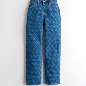 Ultra High Rise Dark Wash Dad Jeans